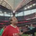 As imagens do adepto do Benfica que tentou agredir João Pinheiro