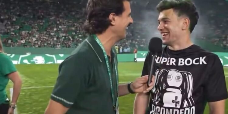 (Video) Pedro Gonçalves com estouro a Ruben Amorim  leva adeptos à loucura