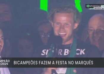 (Vídeo) As declarações de Hjulmand  durante festejo no Marquês estão a dar que falar…