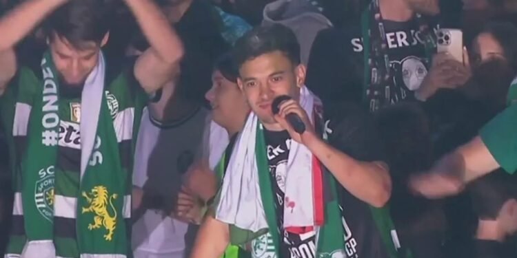 (Video) Pedro Gonçalves manda boca a Amorim e leva adeptos do Sporting à loucura