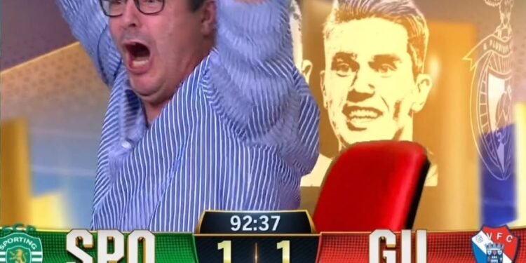 (Video) Fernando Mendes foi ao delírio com remontada do Sporting frente a Gil Vicente