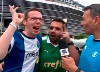 (Video) Adepto do Fc Porto ficou viral após provocar o palmeiras