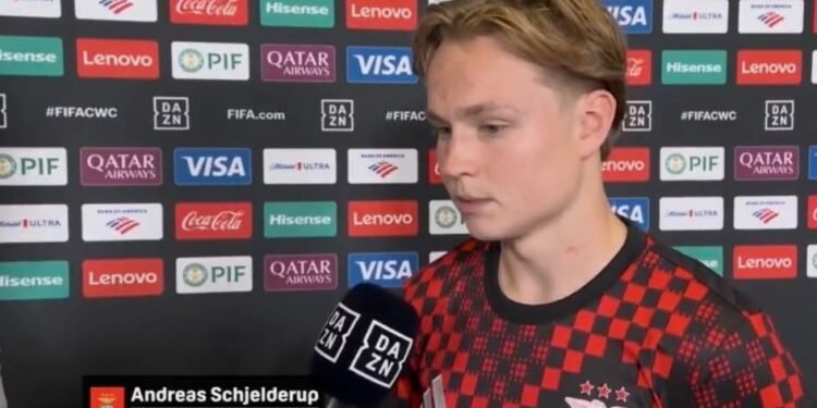 As declarações de Andreas Schjelderup após ser o herói na vitória do Benfica emociona a todos ao dizer isto