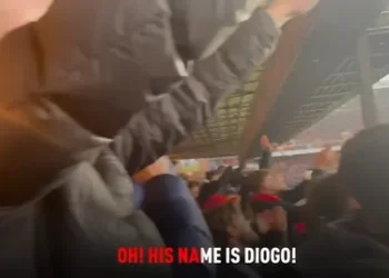 Cânticos de adeptos de Liverpool sobre a morte de Diogo Jota é de partir o coração