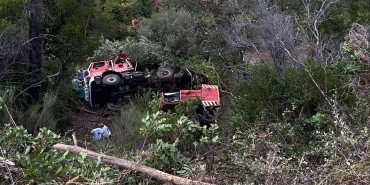 Acidente com veículo dos bombeiros na Covilhã faz um morto e quatro feridos