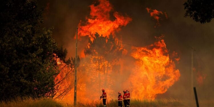 Carro de bombeiros capotou no combate ao fogo e “esteve uma hora e 20 à espera de socorro”
