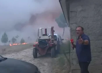 Jornalista do Correio da Manhã vive momentos de tensão durante incêndio em Sátão