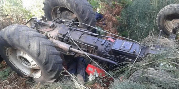 Homem de 82 anos morre após despiste de trator em Castelo Branco