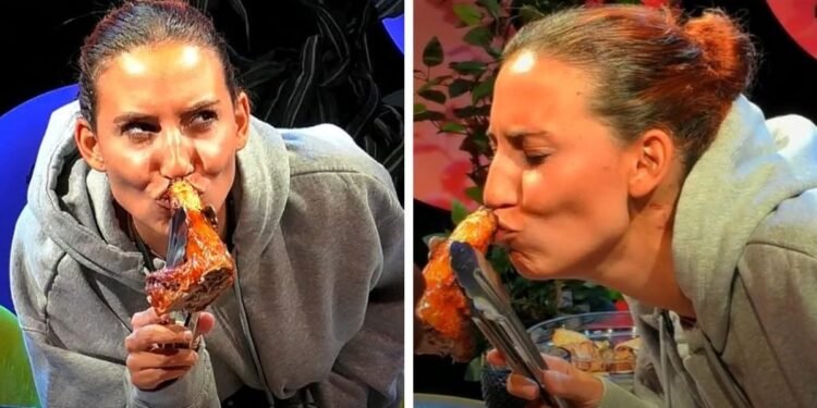 Finalistas jantam leitão e Catarina Miranda brinca: “É o primeiro beijo ao Afonso…”