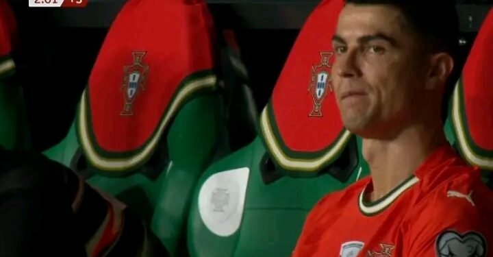 A reação de Cristiano Ronaldo ao golo do empate da Hungria que está a dar que falar