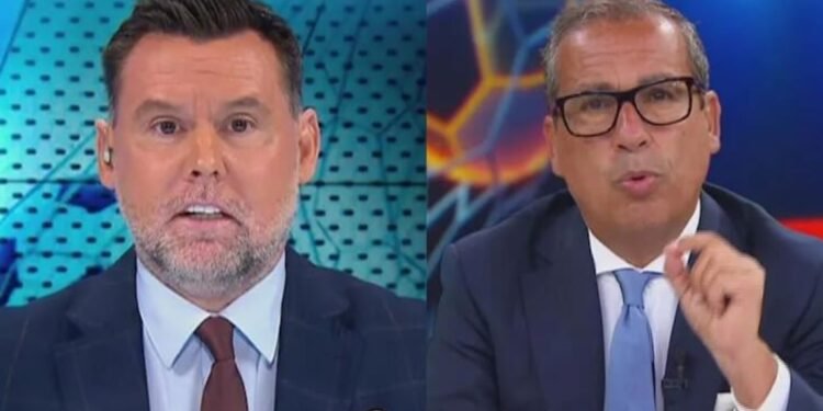 Maniche e Rui Santos pegam-se em direto