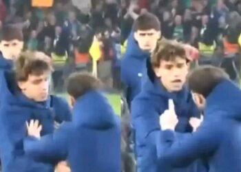 João Félix e Bernardo Silva aos empurrões após a derrota de Portugal e já se sabe o motivo