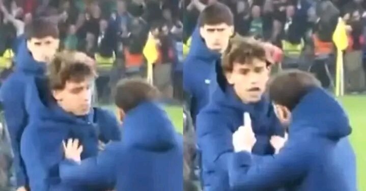 João Félix e Bernardo Silva aos empurrões após a derrota de Portugal e já se sabe o motivo