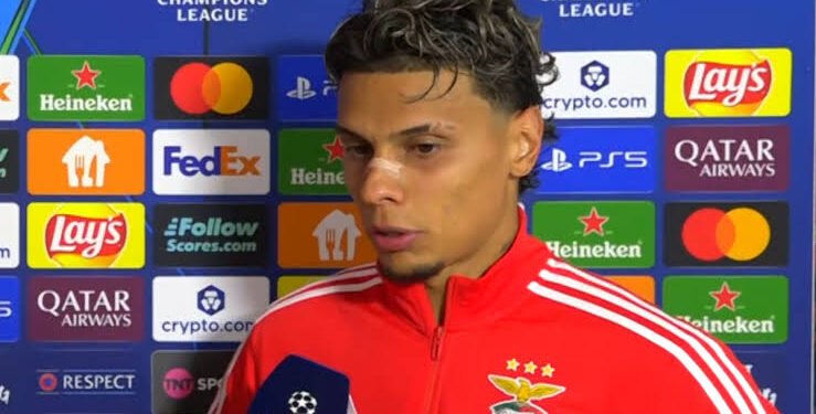 As declarações de Richard Rios após a derrota do Benfica contra Liverkusen já é viral