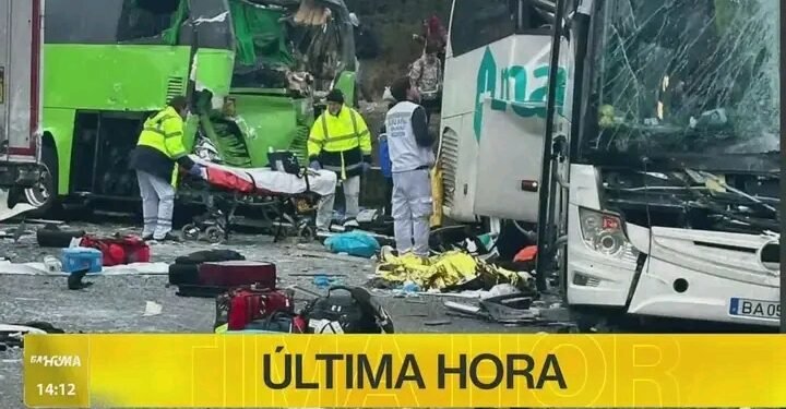 Última Hora – Autocarro português envolvido em acidente em França