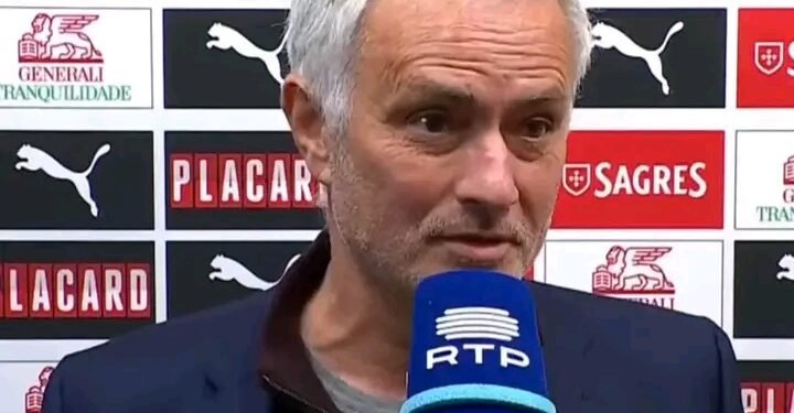 As declarações de José Mourinho após eliminação do Benfica contra FC Porto dá muito que falar