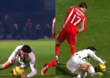 Cláudio Pereira assinalou penálti para o Benfica, foi ao VAR e anulou