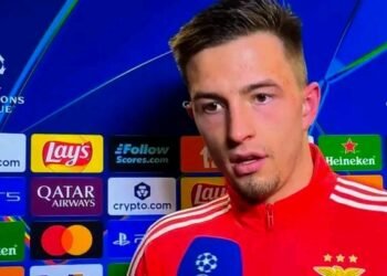 As declarações de Trubin após marcar o golo que salvou o Benfica na Liga dos Campeões