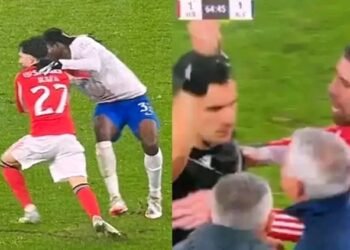 VÍDEO: Árbitro não marcou penálti, Jose Mourinho ficou furioso e fez isto…