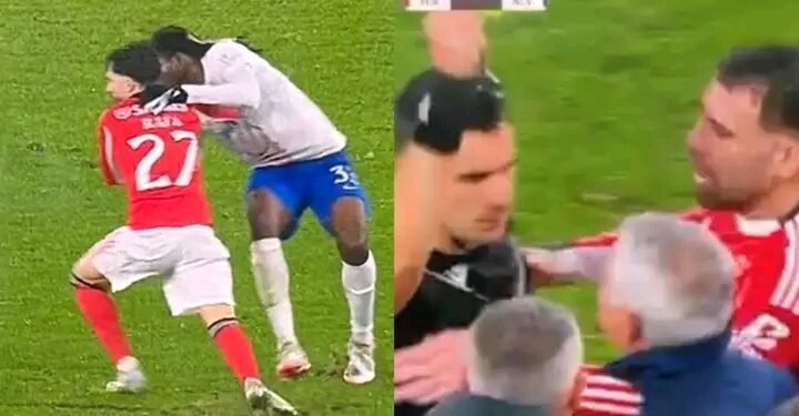 VÍDEO: Árbitro não marcou penálti, Jose Mourinho ficou furioso e fez isto…