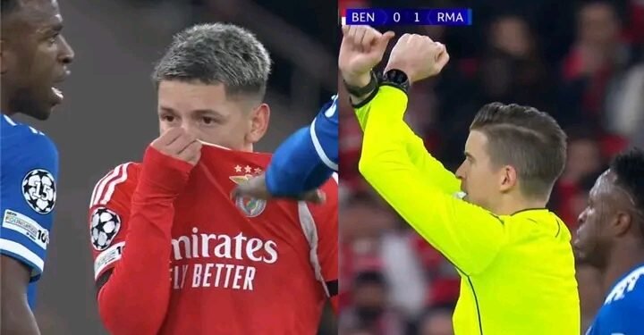 Vinícius acusa Prestianni de alegado racismo e árbitro interrompe jogo