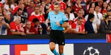 Árbitro do Real Madrid-Benfica foi detido em festa com várias prostitutas