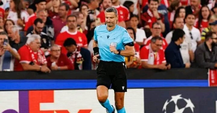 Árbitro do Real Madrid-Benfica foi detido em festa com várias prostitutas