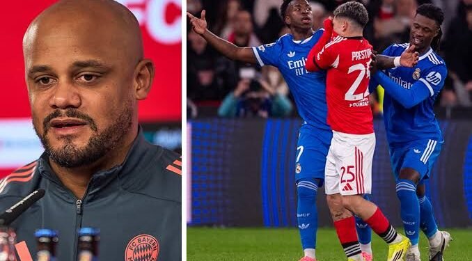 Kompany critica o “grande erro” de Mourinho: «Usar nome de Eusébio para atacar Vinícius…»