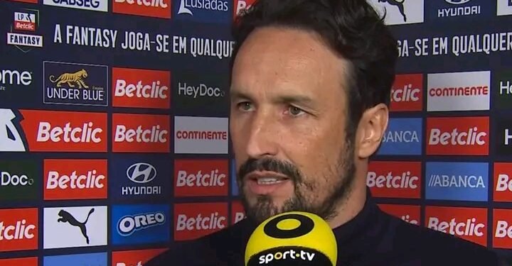 As declarações de César Peixoto após a derrota contra o Benfica