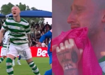 Nuno Santos lesiona-se no Alverca-Sporting, é reconfortado pelos colegas e fica a chorar no banco