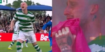 Nuno Santos lesiona-se no Alverca-Sporting, é reconfortado pelos colegas e fica a chorar no banco