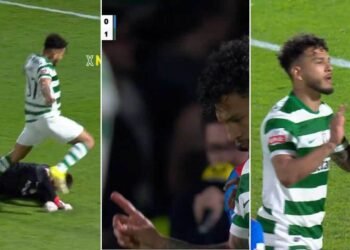 Suárez admite que não sofreu penálti mas João Pinheiro vê as imagens na mesma… e mostra amarelo por simulação