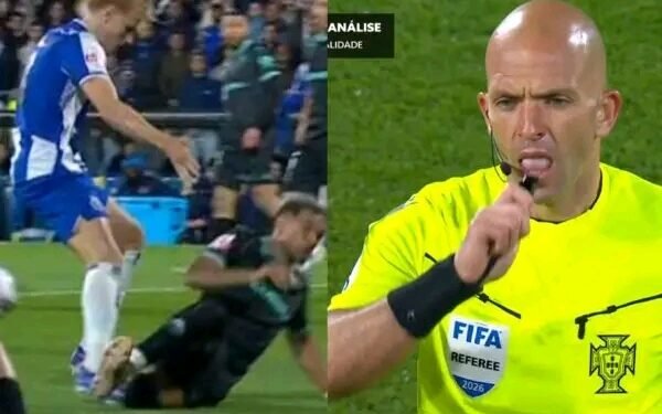 Froholdt caiu na área, árbitro foi ‘chamado’ ao VAR e nada marcou