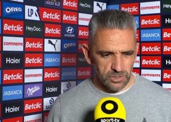 As declarações de Rui Borges após a derrota do Sporting contra o Benfica