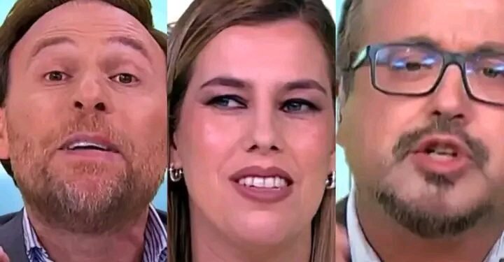 Vitor Pinto e Marco Pina em grande discussão sobre o penálti no dérbi e Mariana Águas teve de intervir