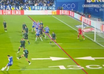 Golo do FC Porto foi anulado por fora de jogo de 13 centímetros de Deniz Gul