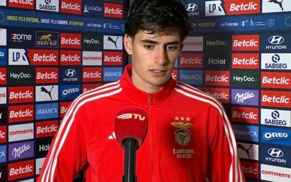 As declarações de António Silva com empate do Benfica-Braga