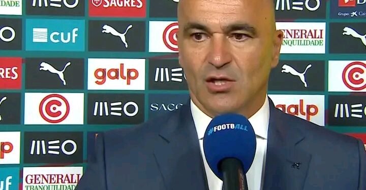 Roberto Martínez: “O Cristiano tinha um plano de 45 ou 60 minutos. Foi o que atingimos”