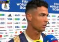 As declarações de Cristiano Ronaldo após a derrota de Portugal no mundial